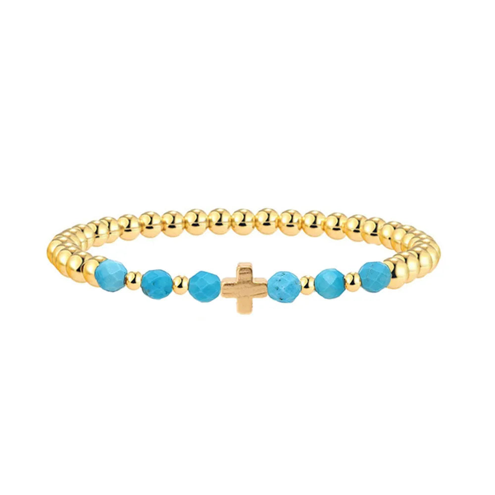 Bold Turquoise Charm Bracelet